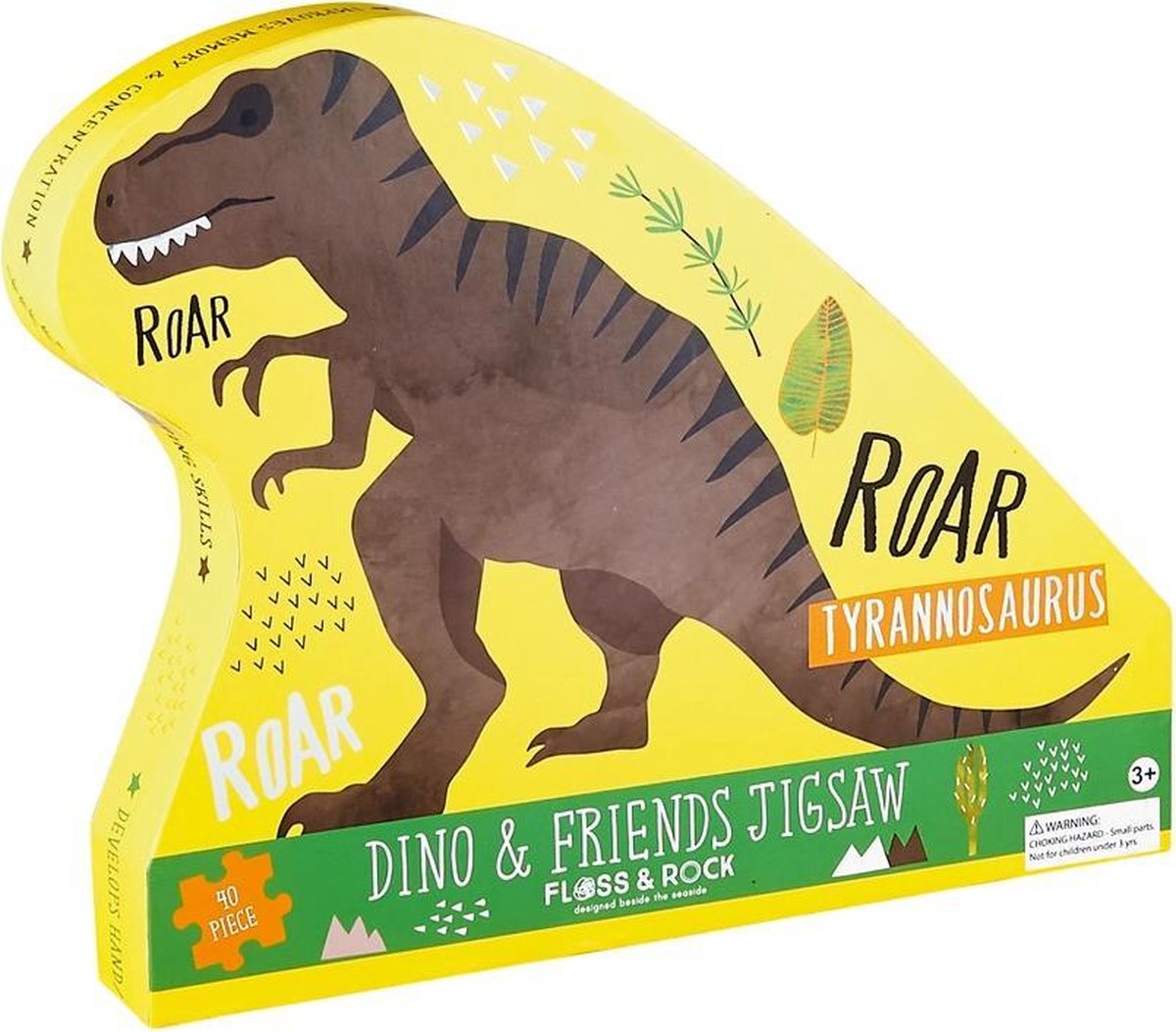 Floss & Rock Dinosaurus Puzzel 40 st. - 60 x 41 cm