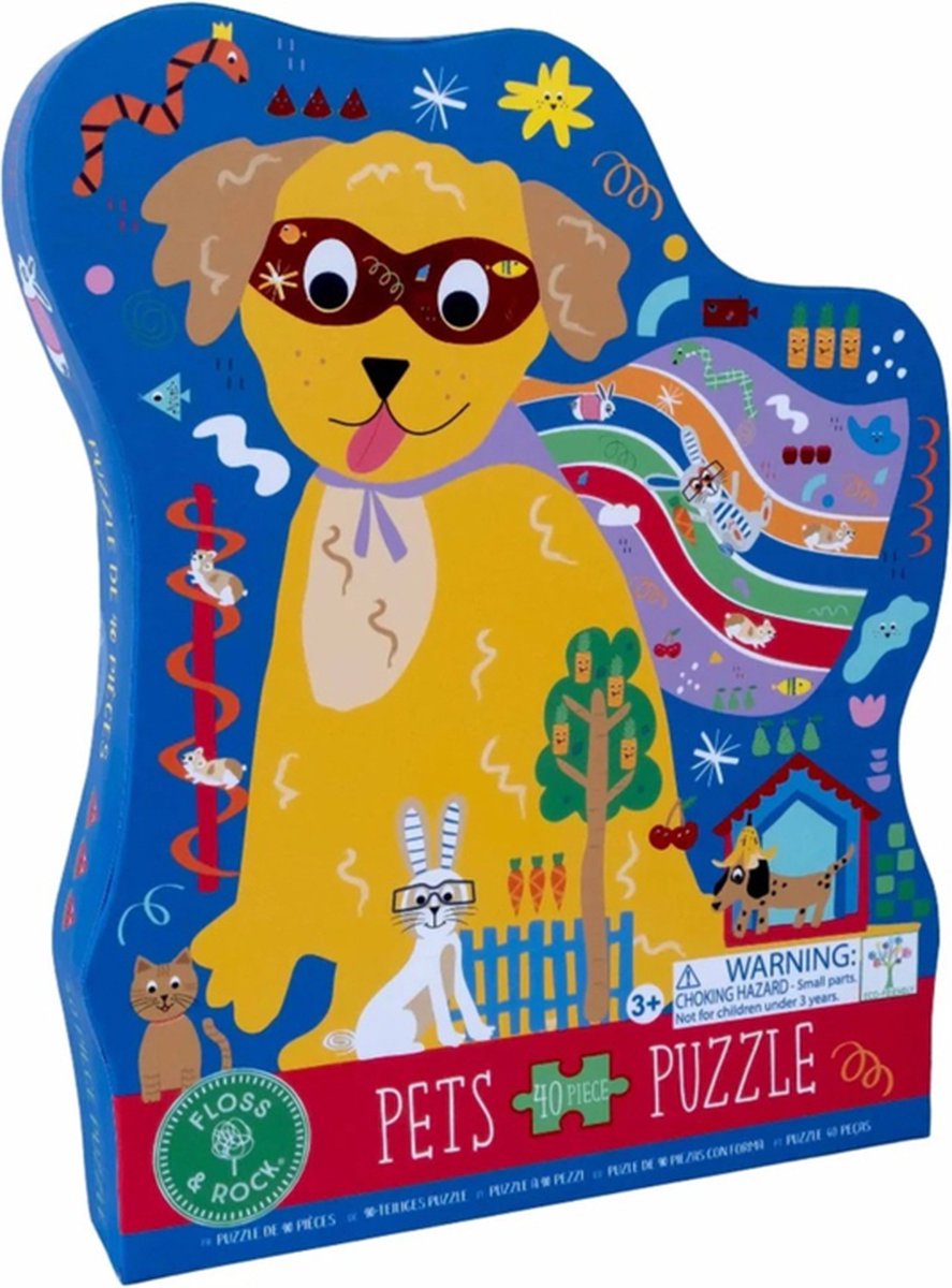 Floss & Rock Puzzel Pets - 40 stukjes