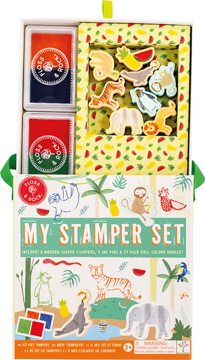 48P6033 - Floss&Rock Jungle Stempel set