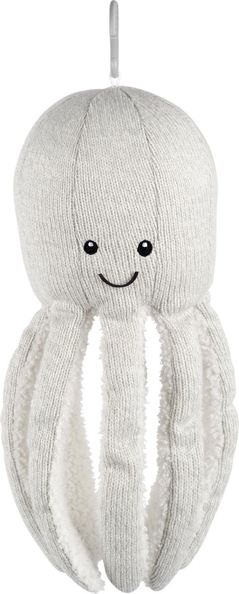 Flow - Knuffel met Bluetooth Speaker en Lamp - Olly - Grijs