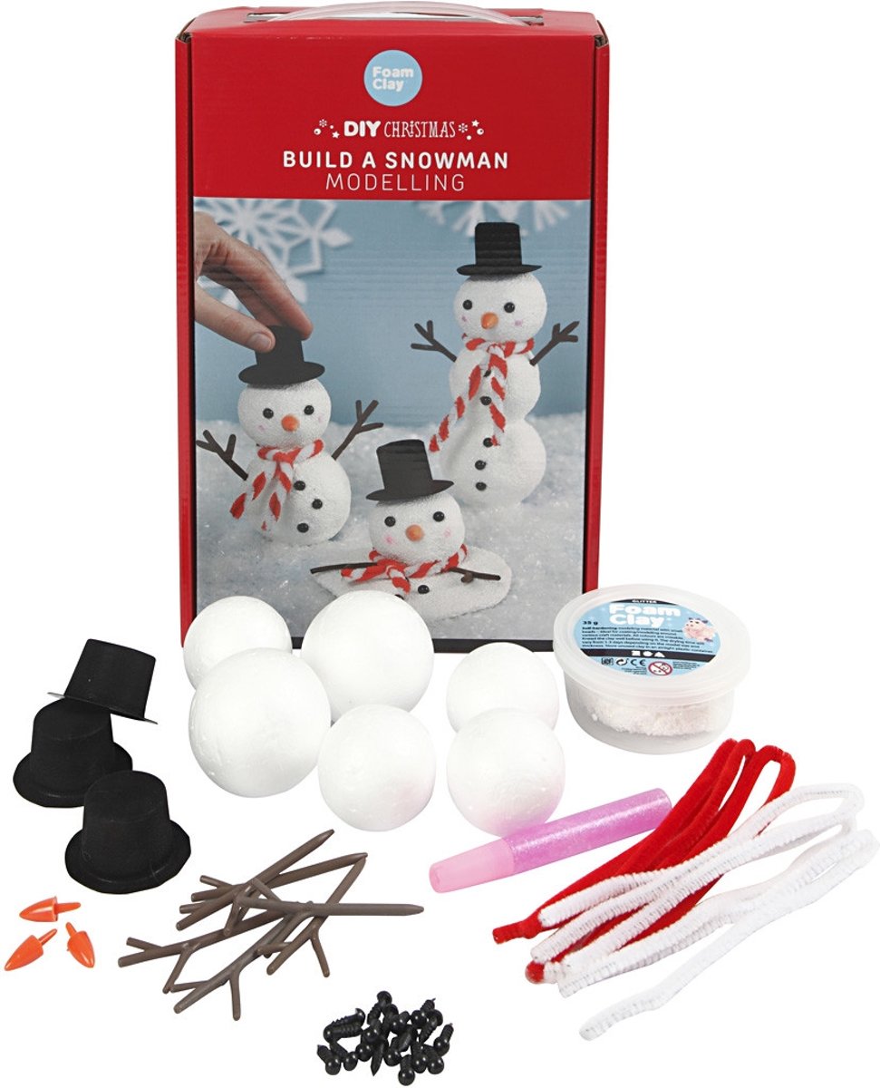 Maak een sneeuwpop, 1 set