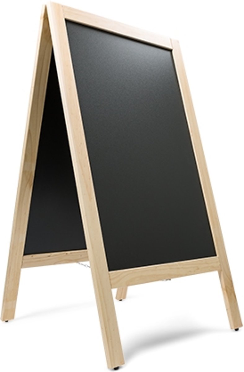 Krijtstoepbord Blank - 75x135cm