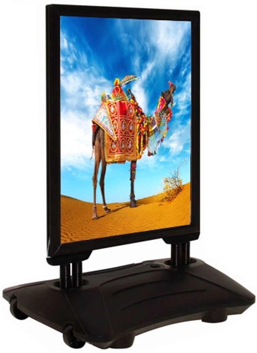 Stoepbord Deluxe A0 Zwart