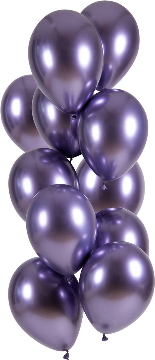 Folat - Ballonnen purple ultra shine (12 stuks)