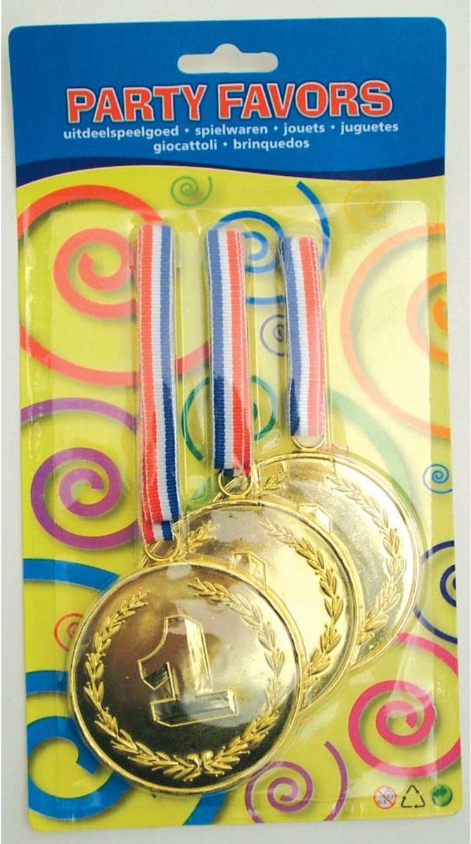 Folat - Uitdeelspeelgoed grote Medailles