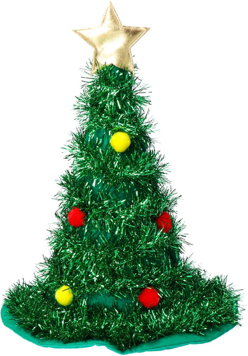 Hoed Kerstboom Groen met Goudkleurige Ster
