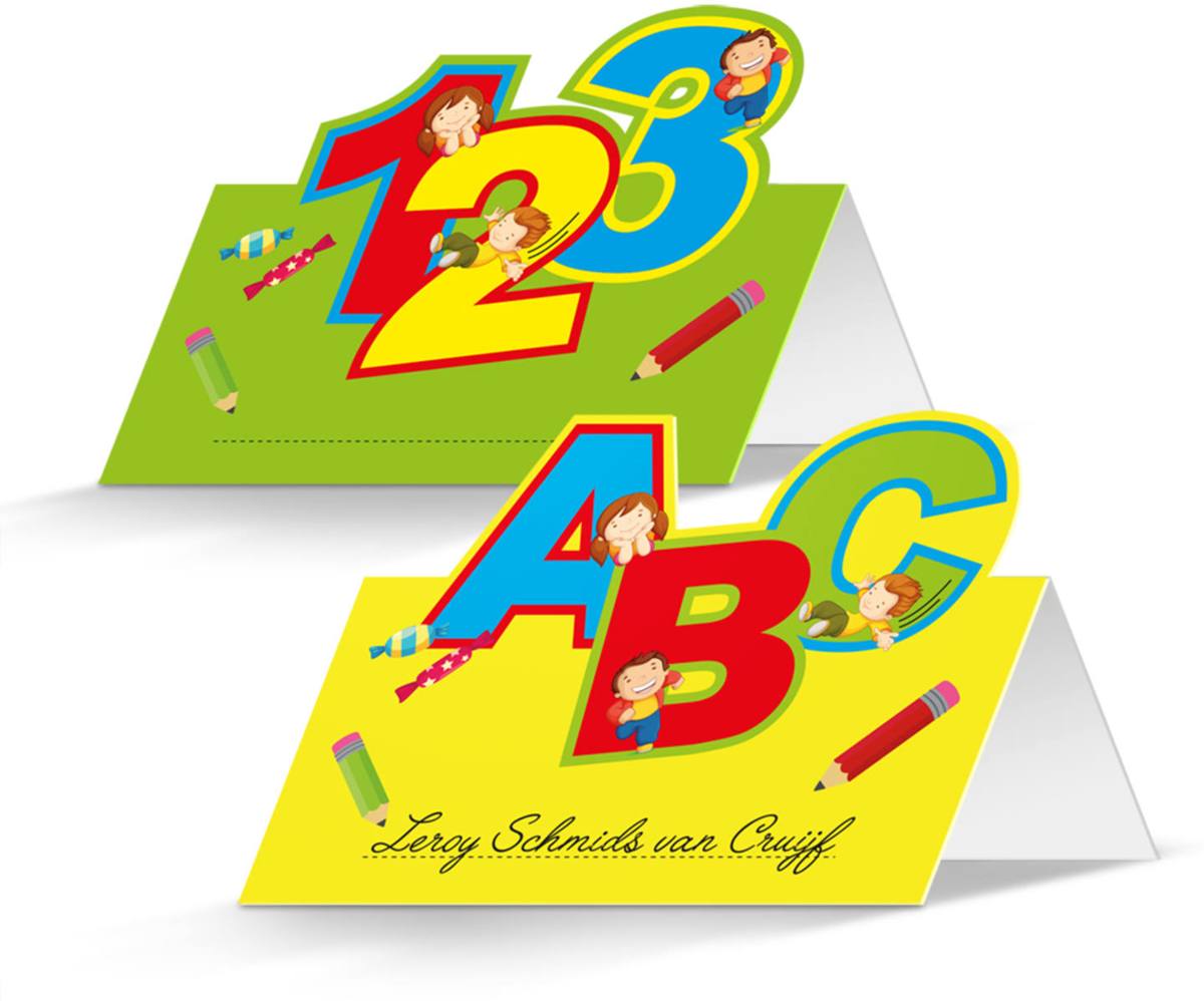 Tafelkaartjes Schulanfang