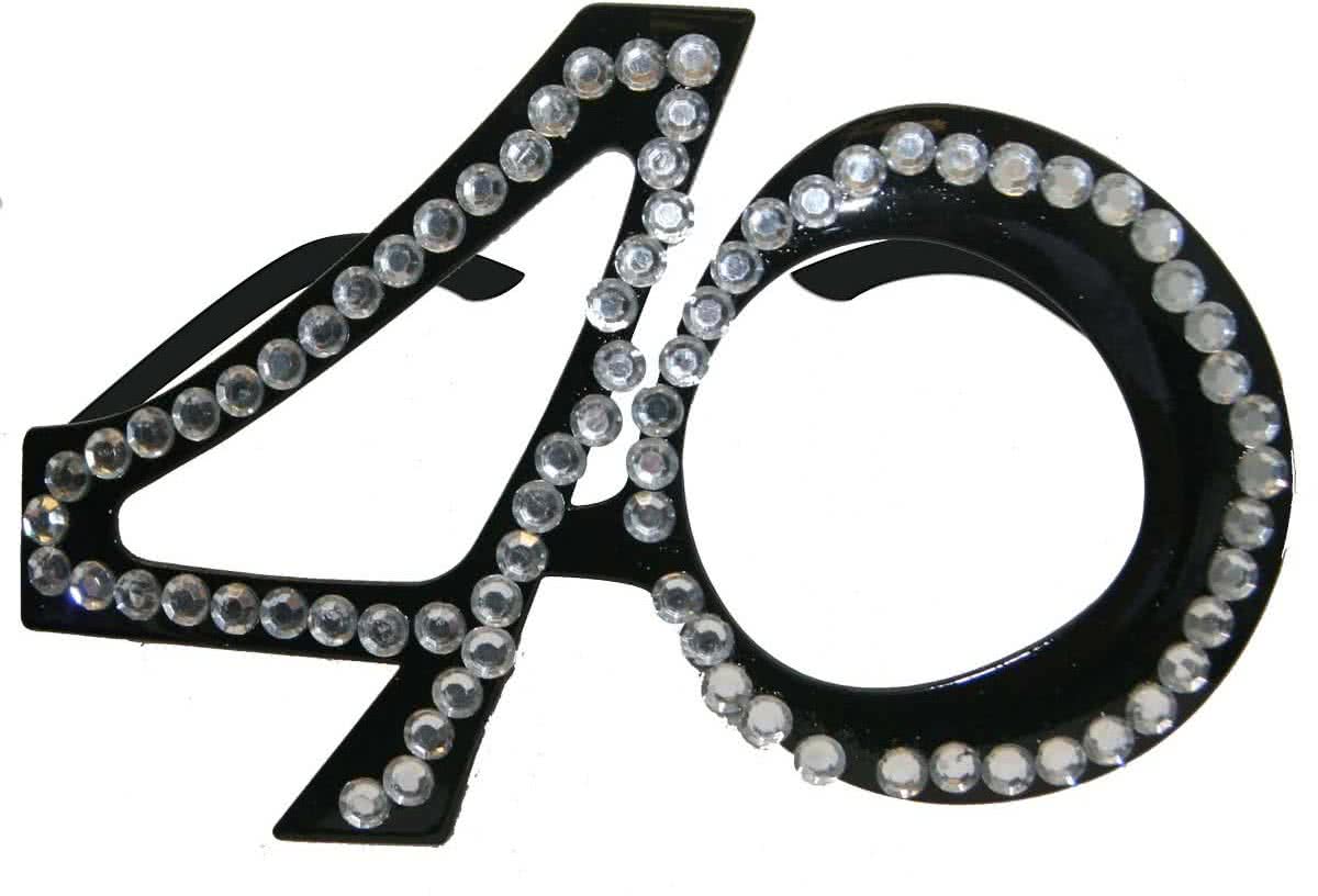 40 Jaar Zwarte Diamanten Bril