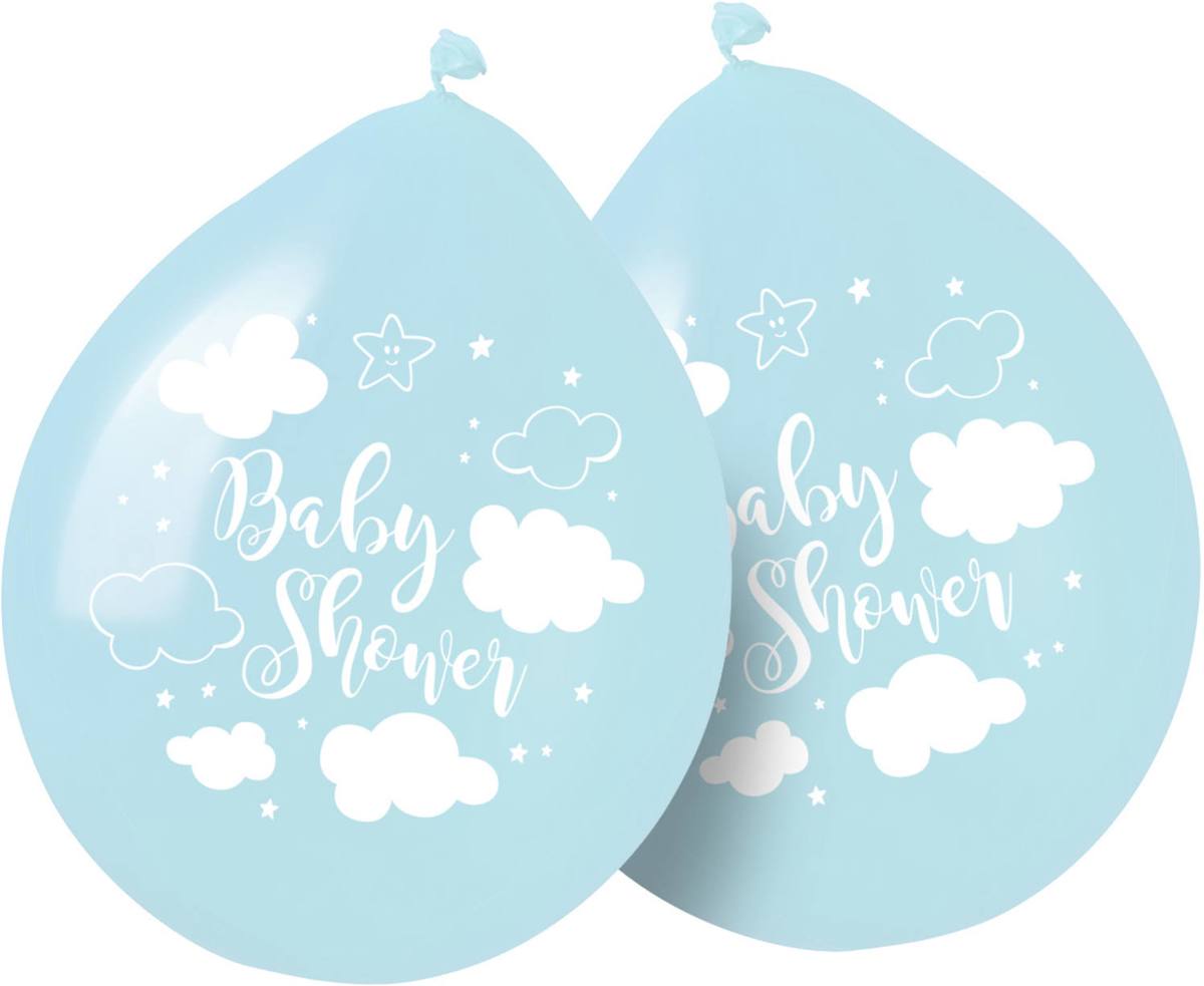 Ballonnen blauw babyshower