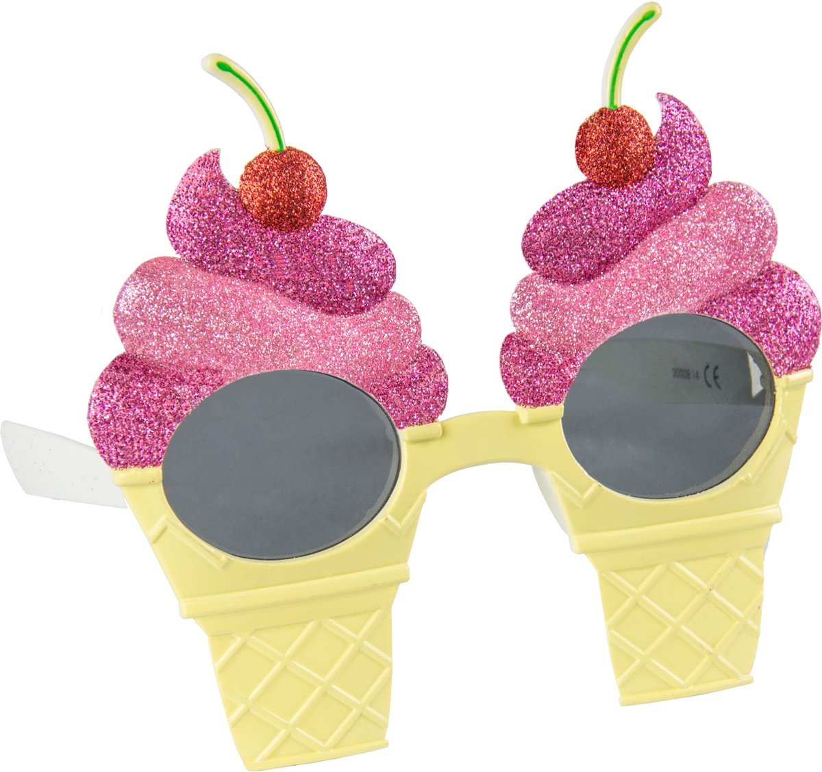 Bril Sundae ijs met kersen