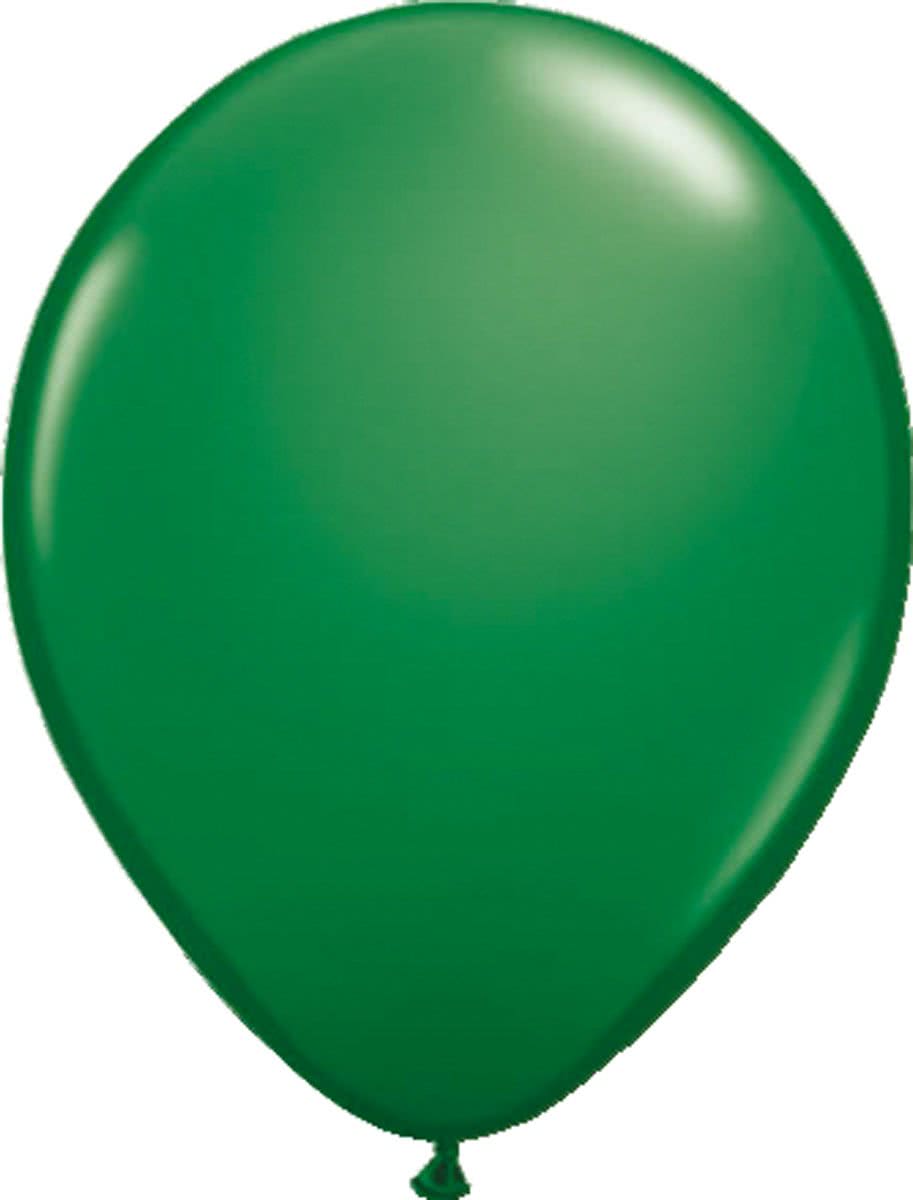 Donkergroene Metallic Ballonnen 30cm - 100 stuks