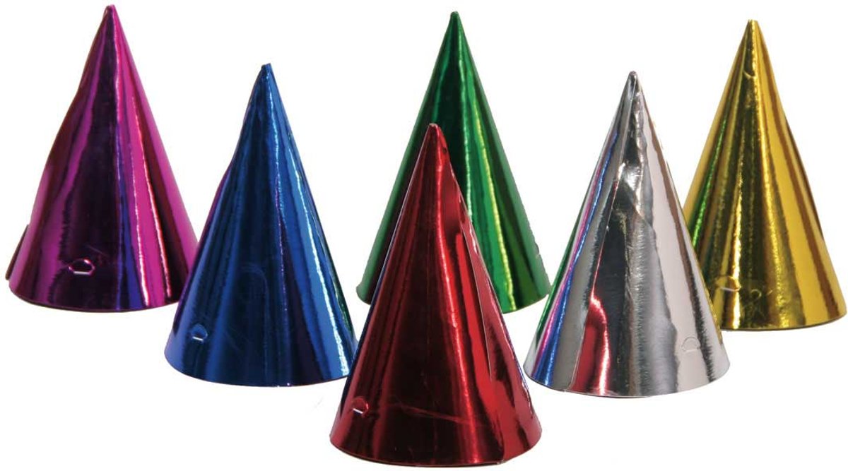 Feesthoedjes 36cm Ass.