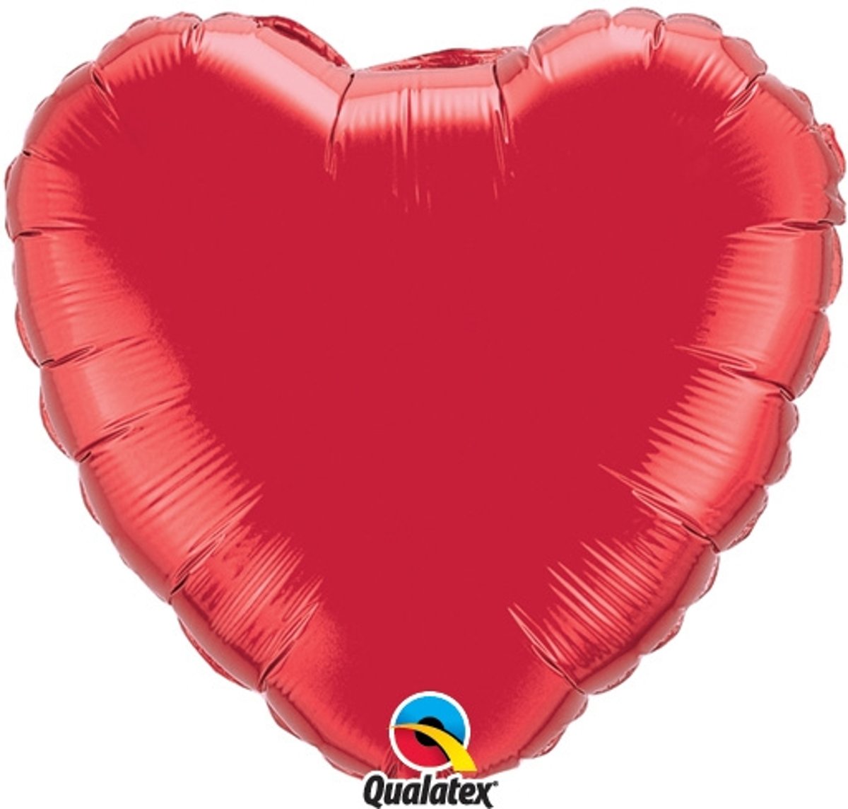 Folie ballon hart rood 45cm