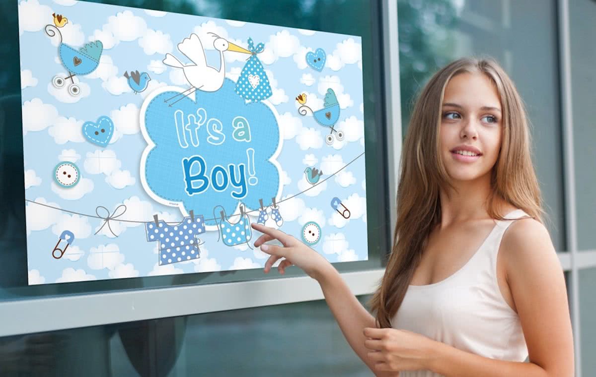 Geboorte Raamvlag Its a Boy - 60x90cm