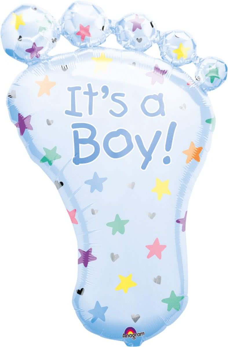 Geboorteballon jongetje (Its a boy 43cm)