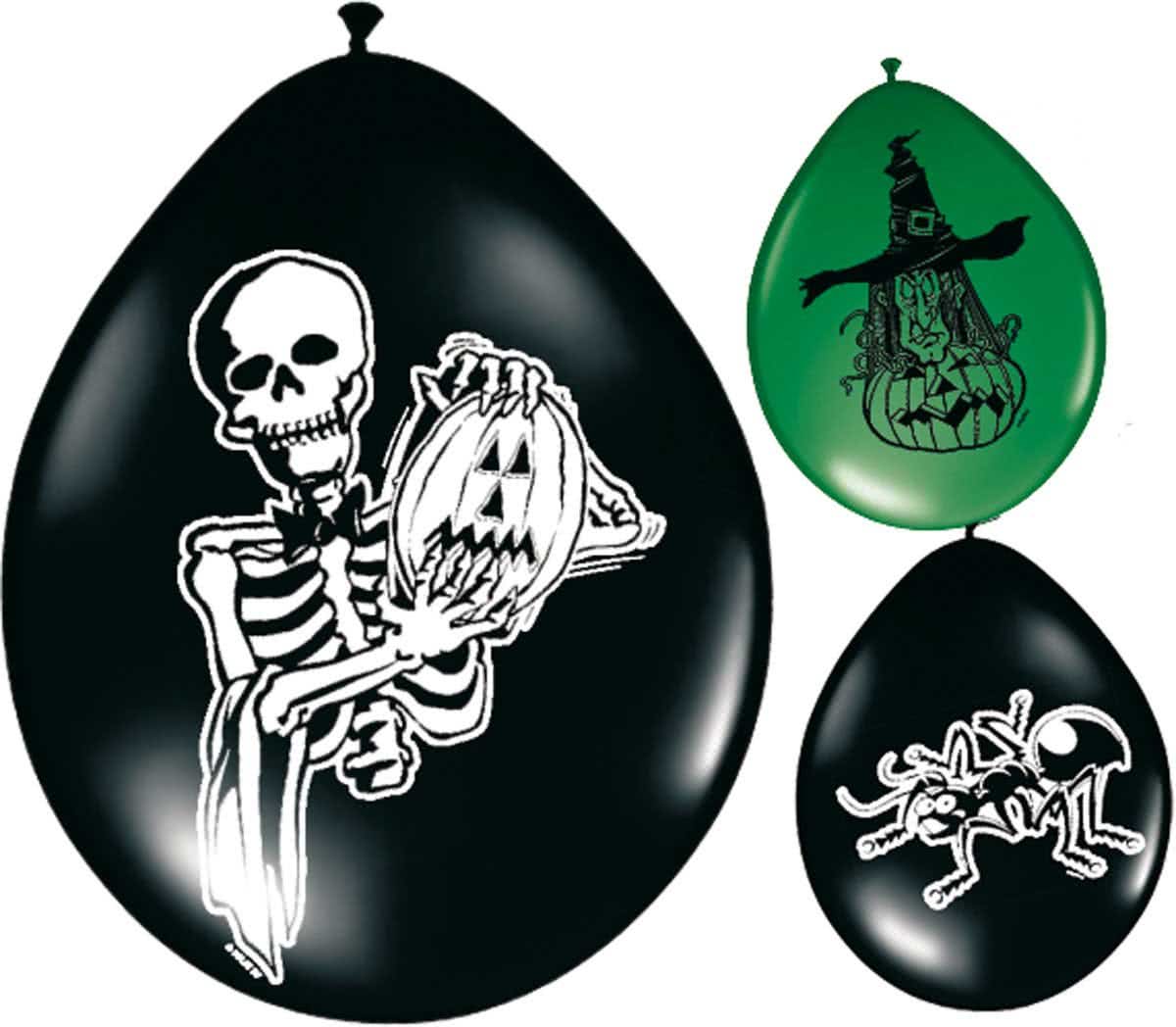 Halloween Ballonnen 30cm 8 stuks