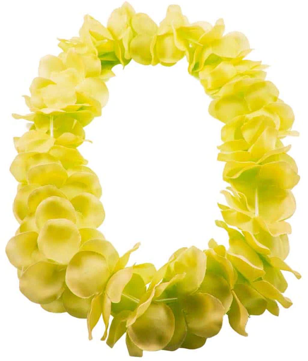 Hawai krans neon geel