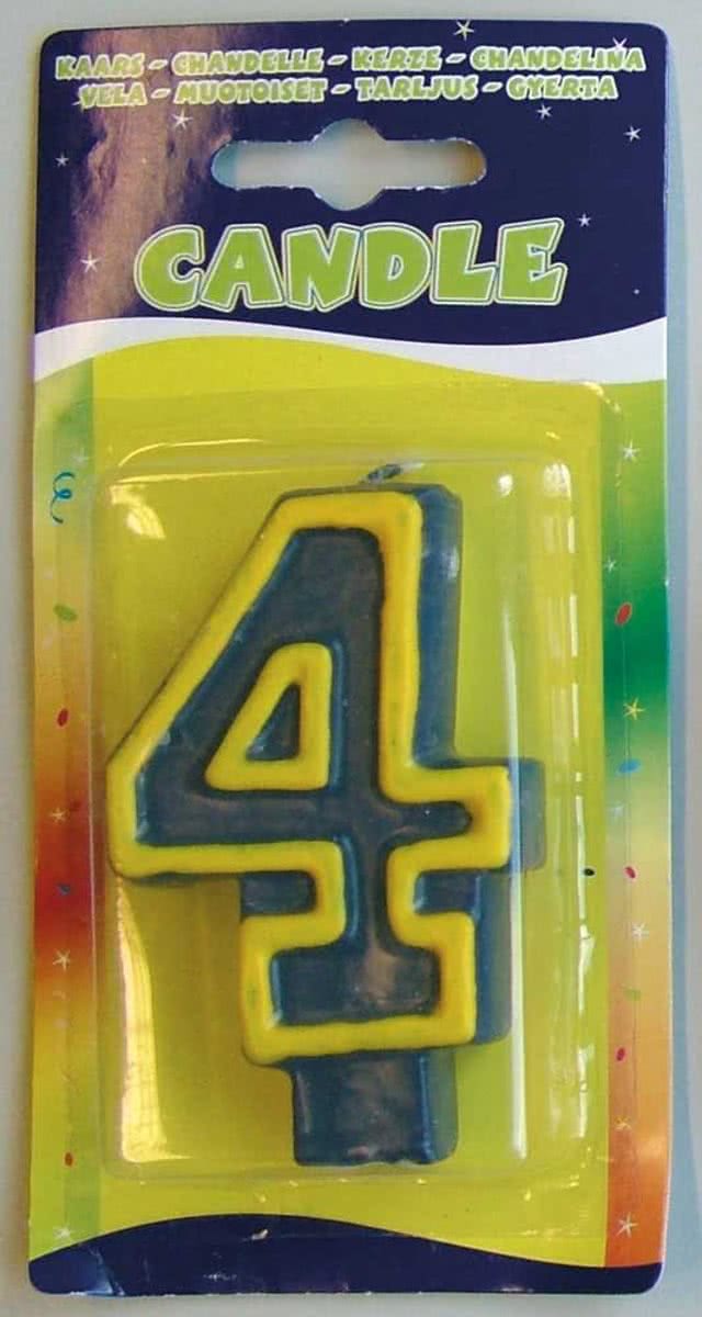 Kaarsje verjaardag 4 jaar