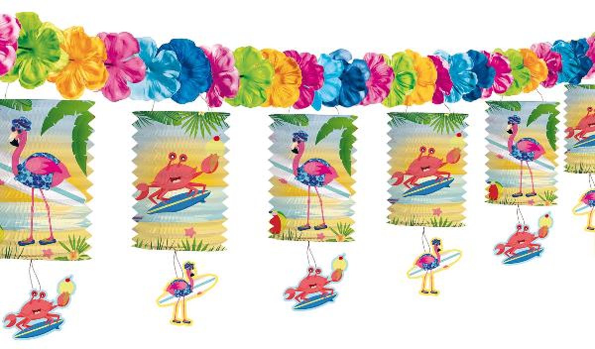 Lantern Garland Flamingo 3.6mtr