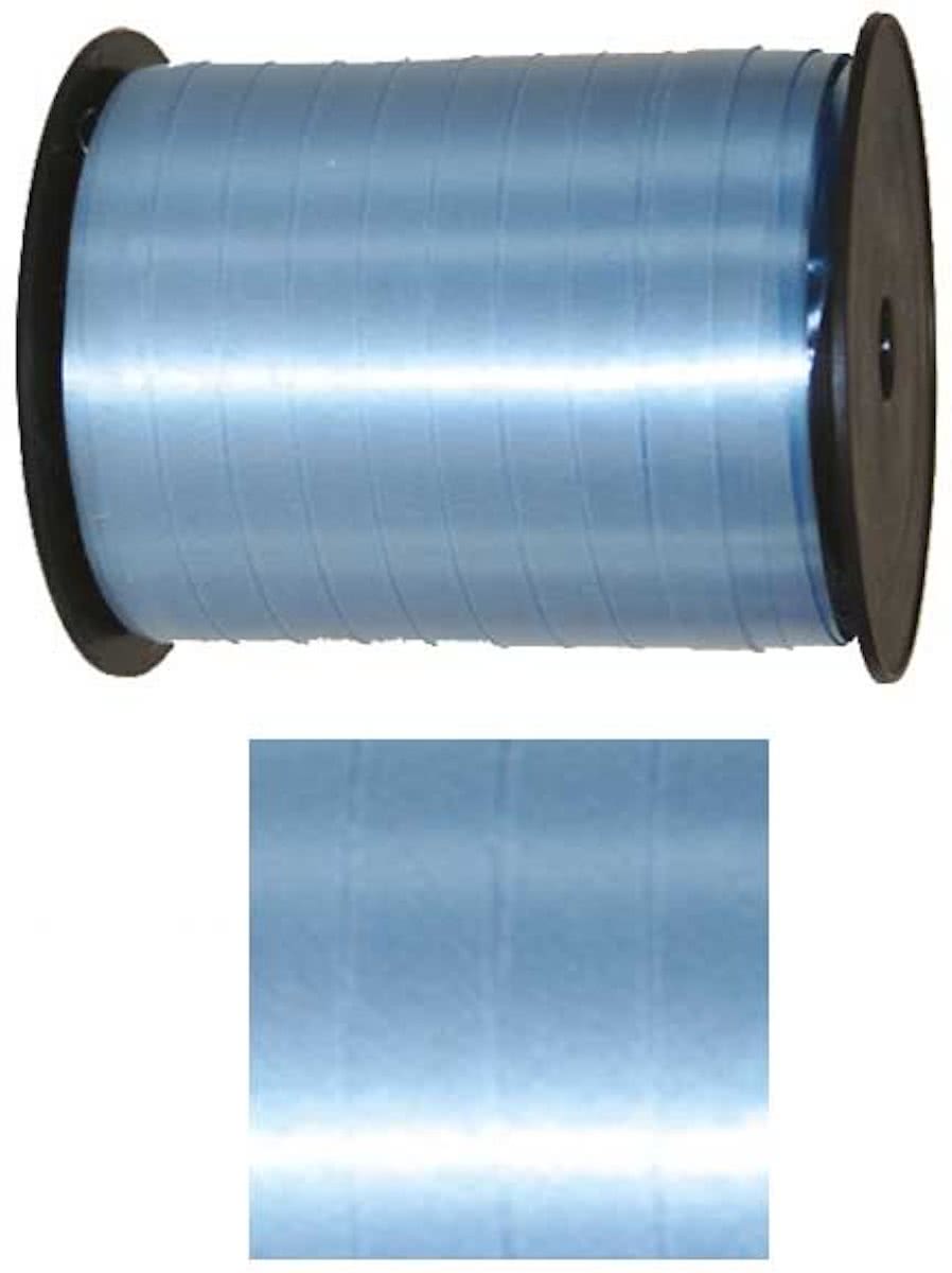 Lichtblauwe lint - 500 meter - 5 mm