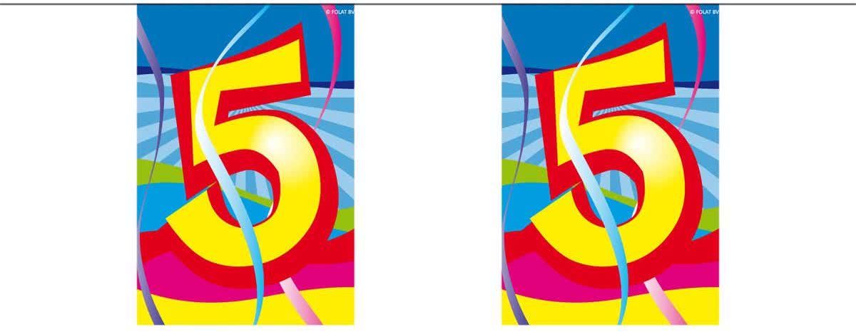 Mini vlaggenlijn 5 jaar