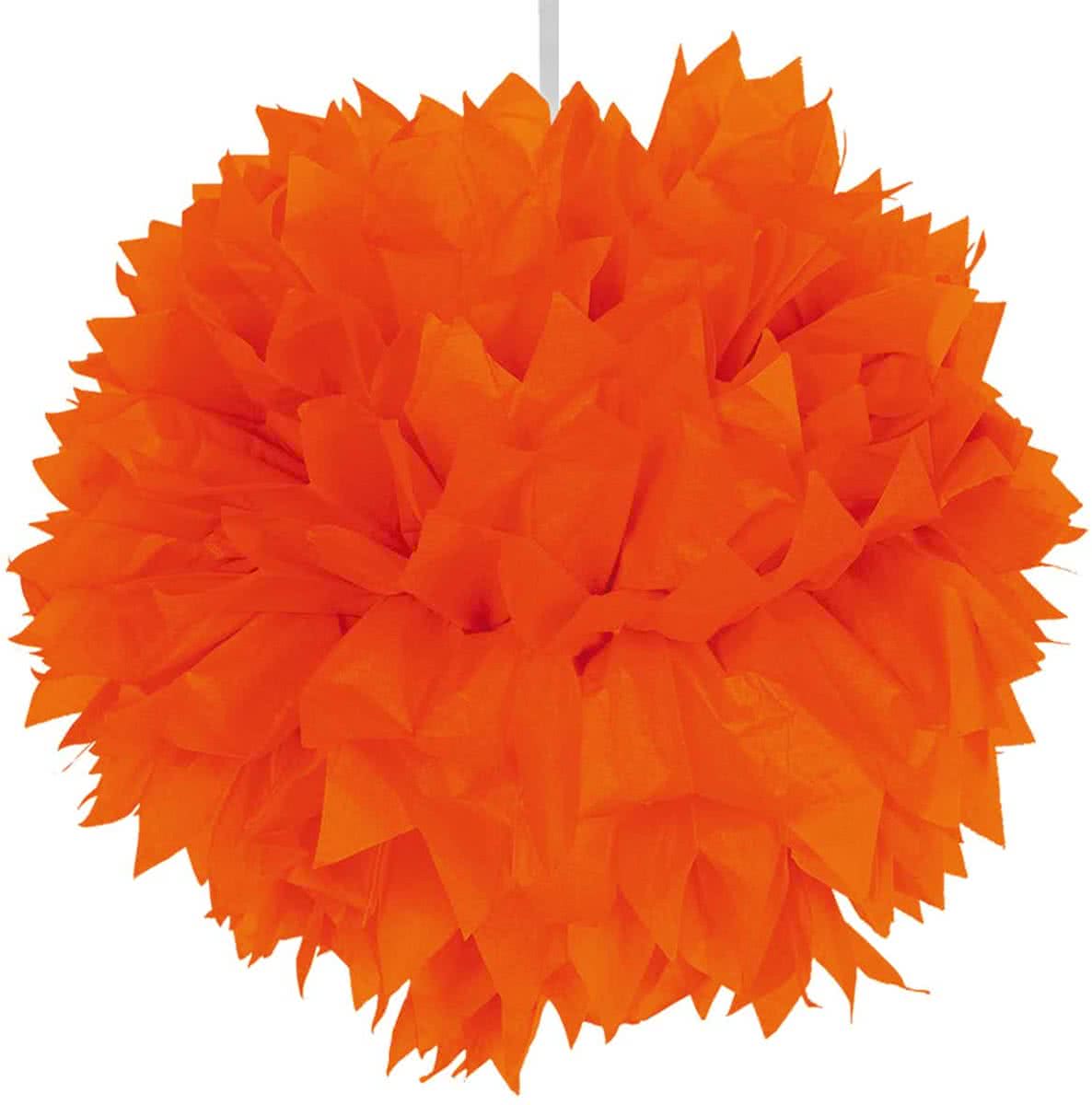 Pompom Oranje 30cm