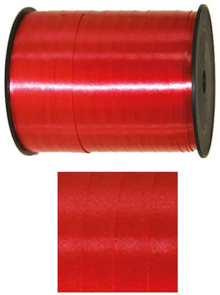 Rood lint - 500 meter - 5 mm