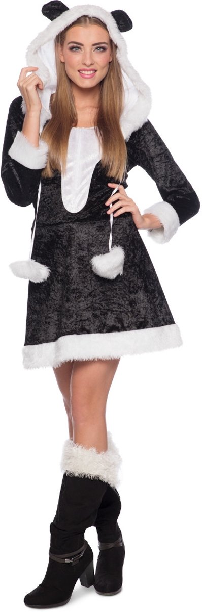 Sexy Panda Jurkje met Capuchon en Staart S/M