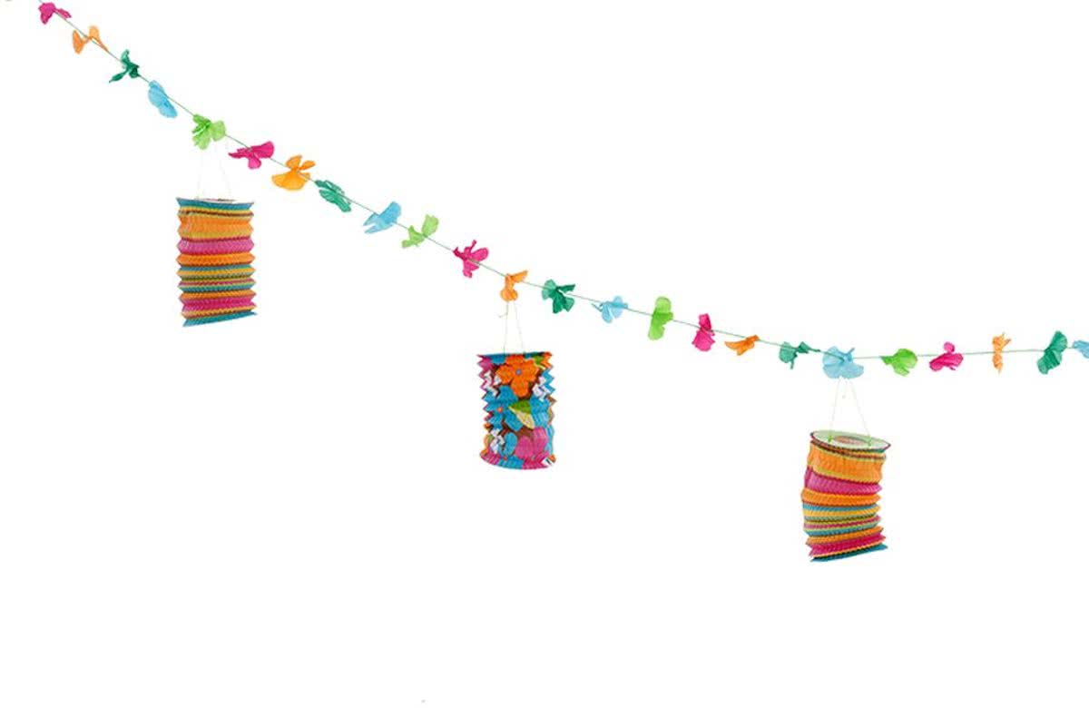 Slinger met lampions