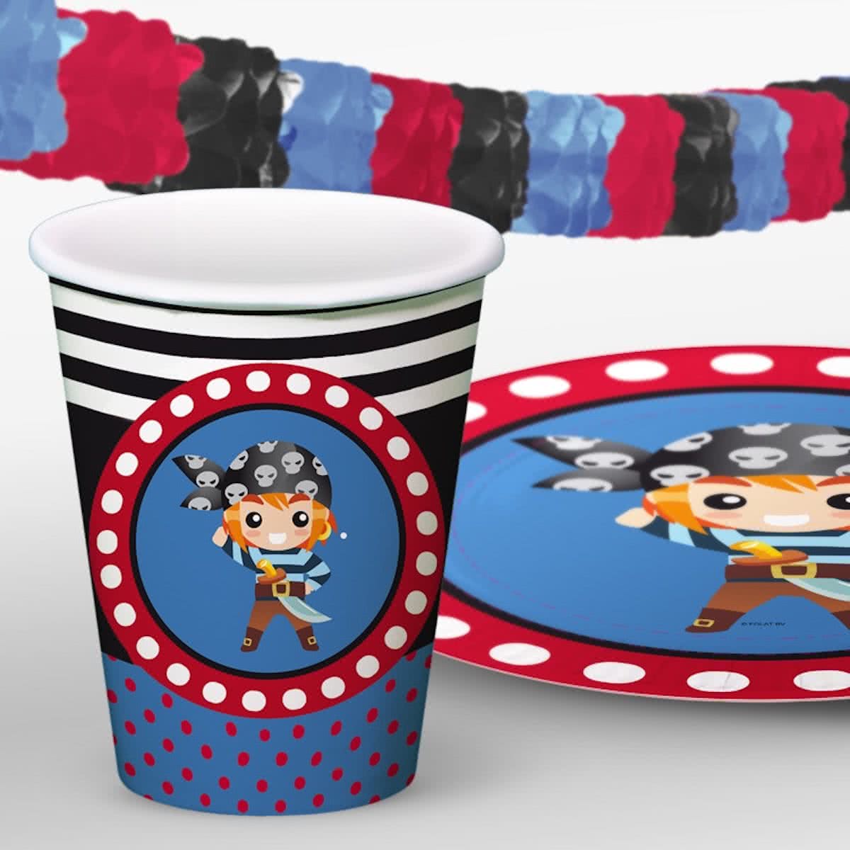 Stoere Piraten feestpakket - 25 delig