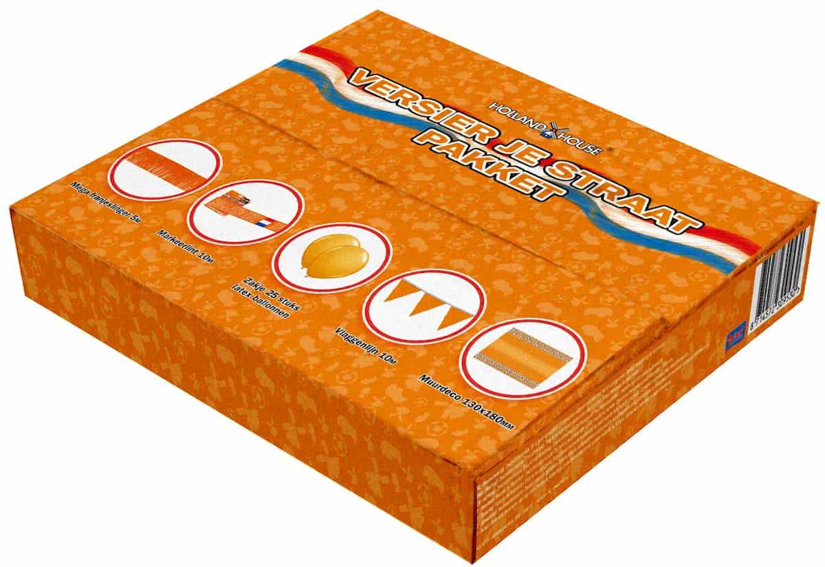 Straat Versiering Party Box Oranje