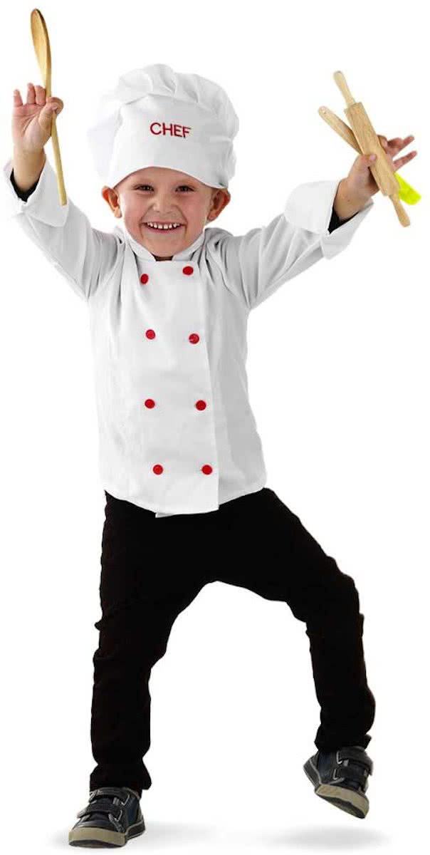 Top Chef - Carnavalskleding - Maat 134-146 - 9-11 jaar