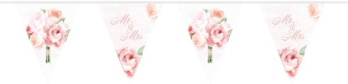 Vlaggenlijn Wedding Roses 10mtr