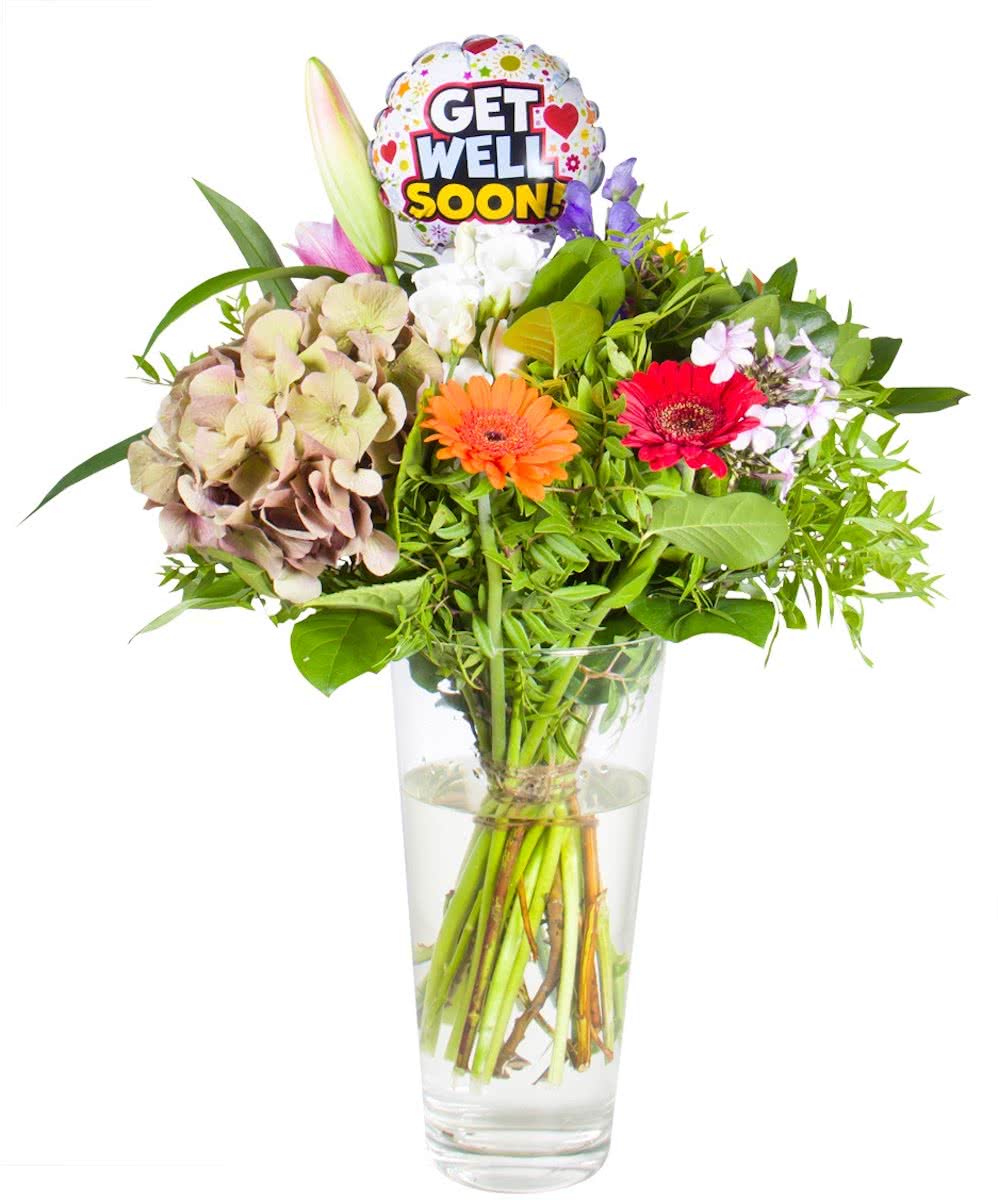 Wensballon Get Well Soon - 15 cm