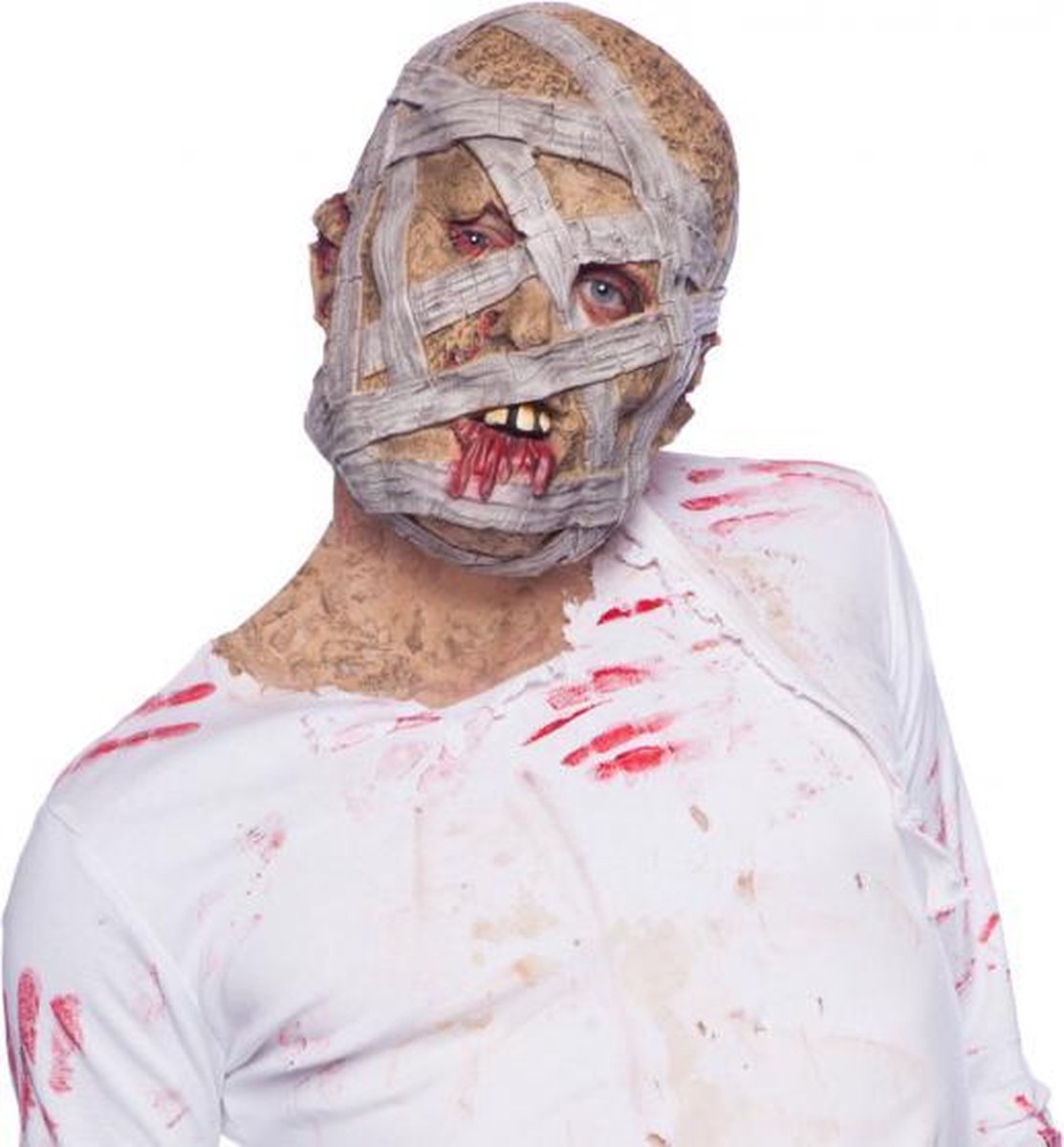 masker mummie 31 cm latex taupe