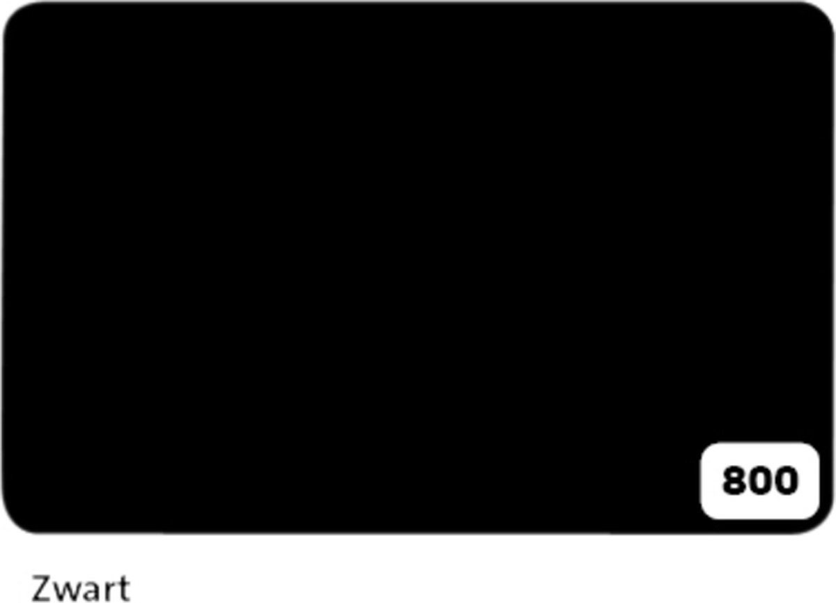 Etalagekarton folia 48x68cm 380gr nr800 zwart - 10 stuks