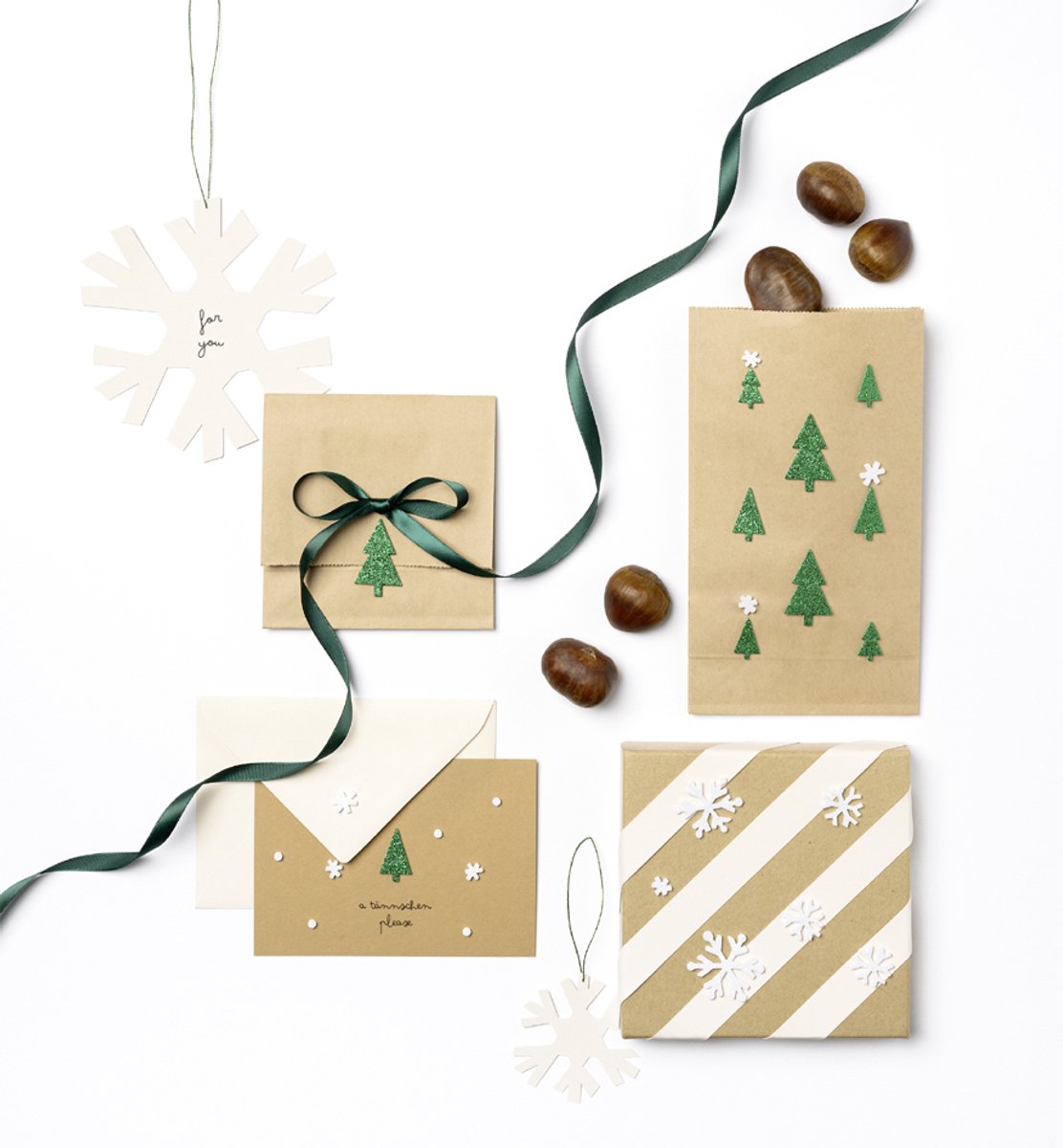   Foam Rubber Glitter Stickers Sterren Kerst