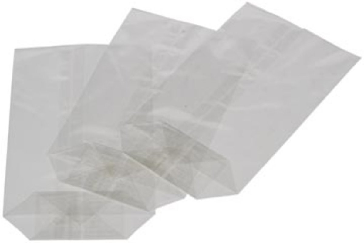 Folia cellofaanzakjes, ft 95 x 160 mm, pak van 10 stuks