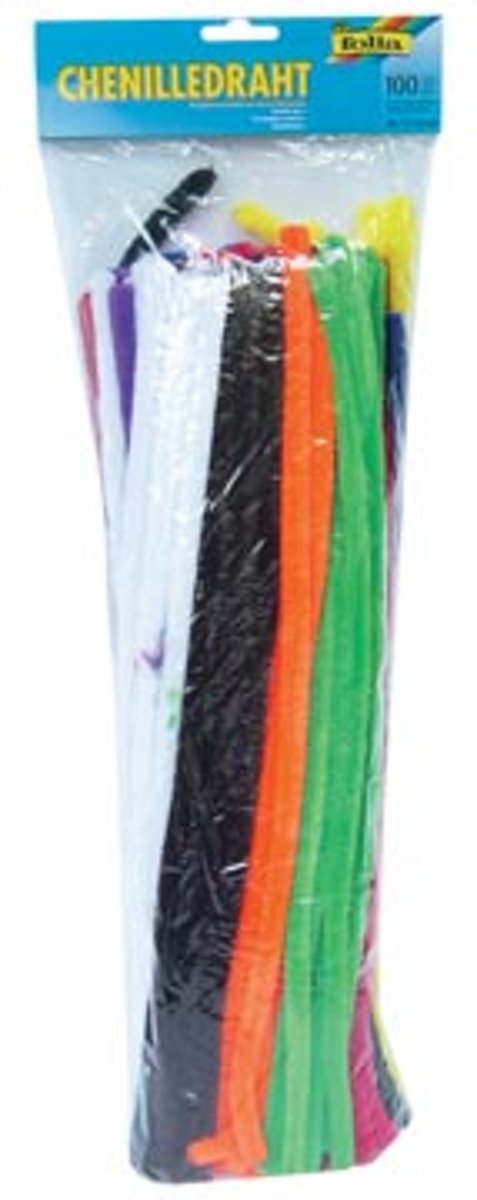   chenilledraad pak van 100 stuks, diameter 14 mm