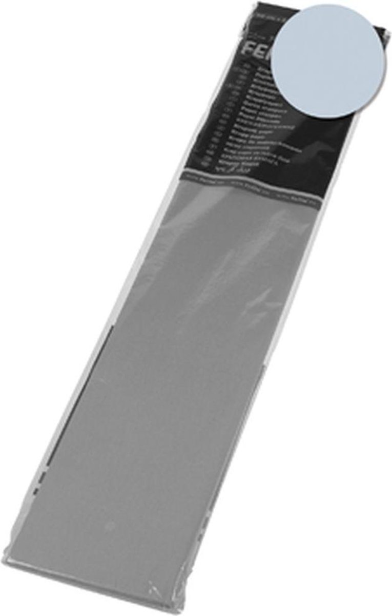 Folia crêpepapier zilver