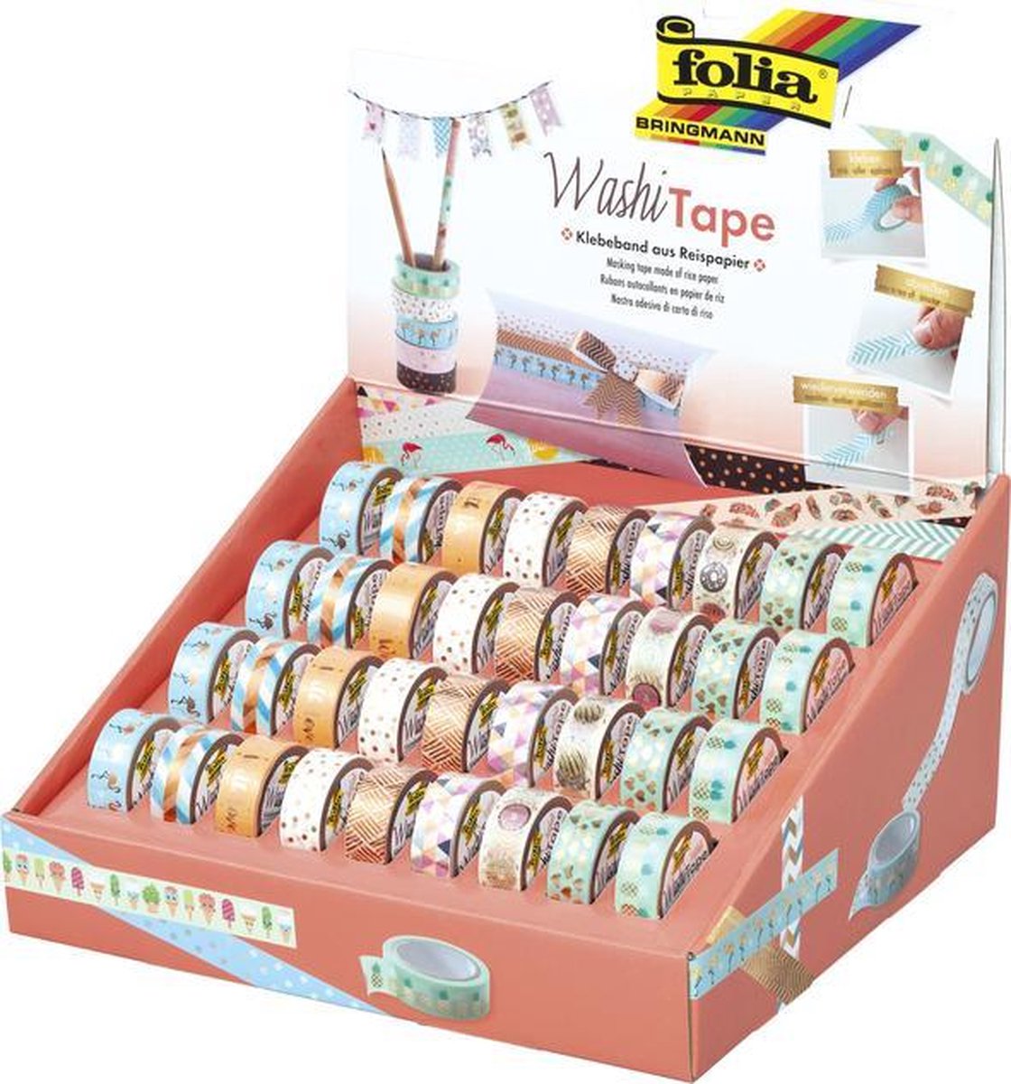 Washi tape   hotfoil - 36 stuks