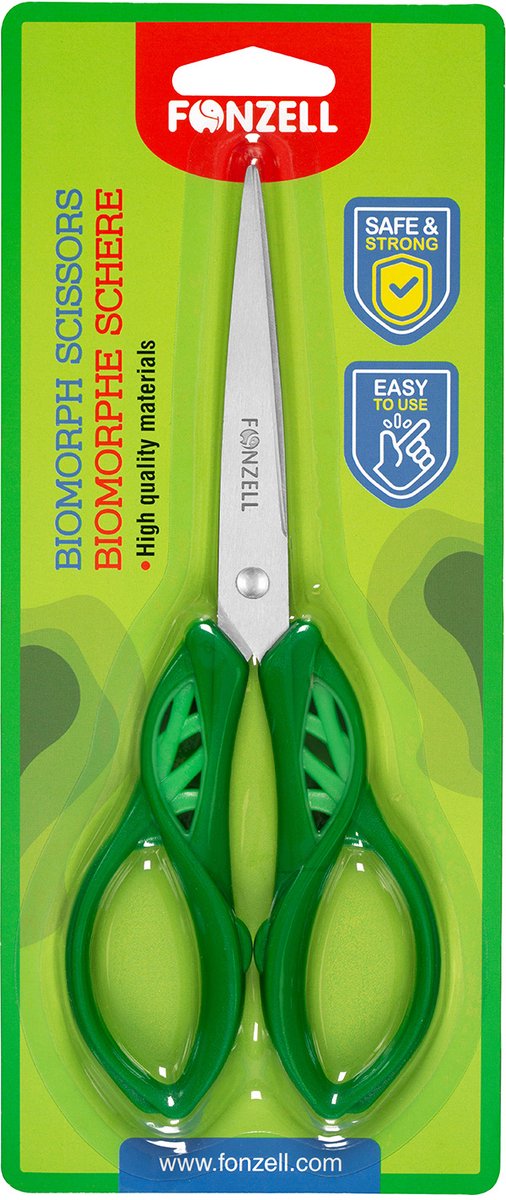 Fonzell Biomorf Schaar - 20.5 cm - Groen