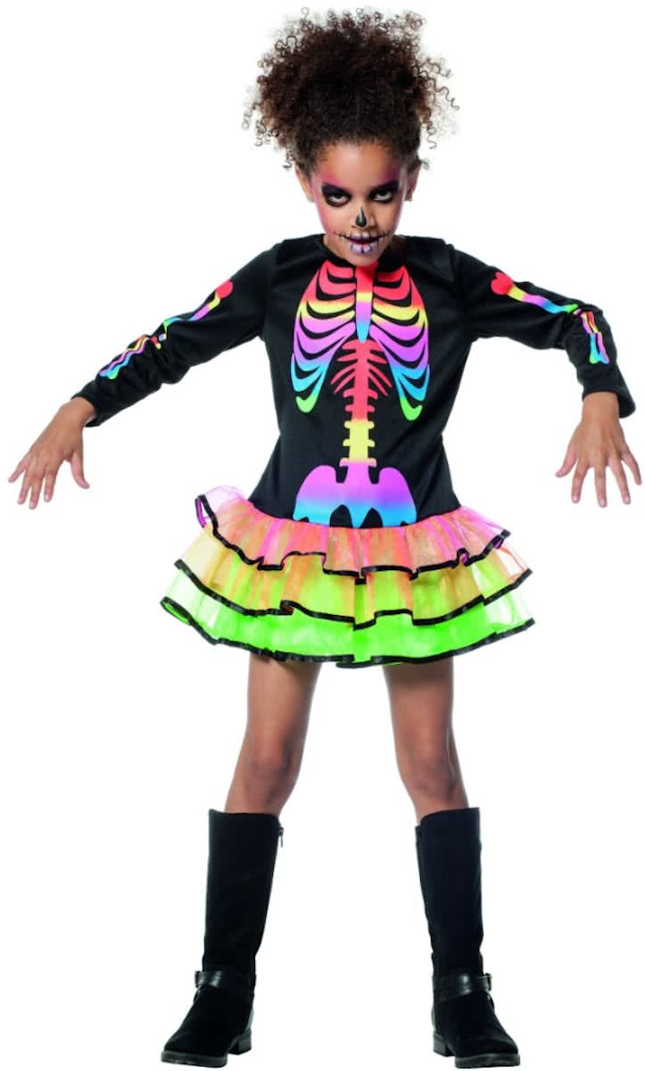 Skelet meisje rainbow