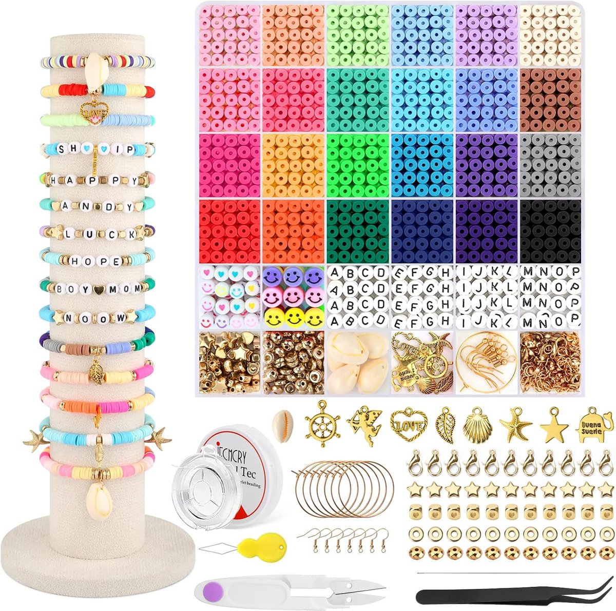 armband maken kit - sieraden maken 5155 Pcs