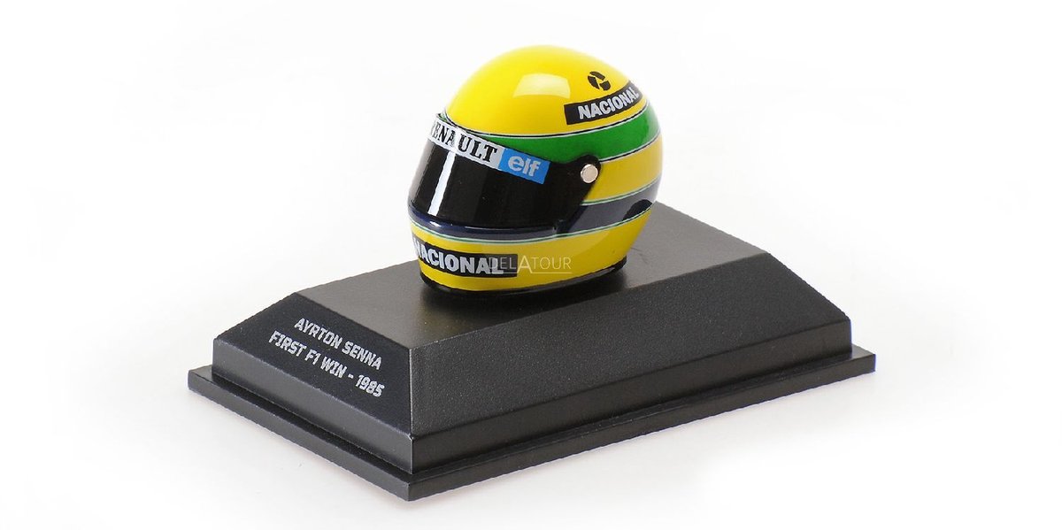 Helm Ayrton Senna First F1 Win 1985 - 1:8 - Minichamps