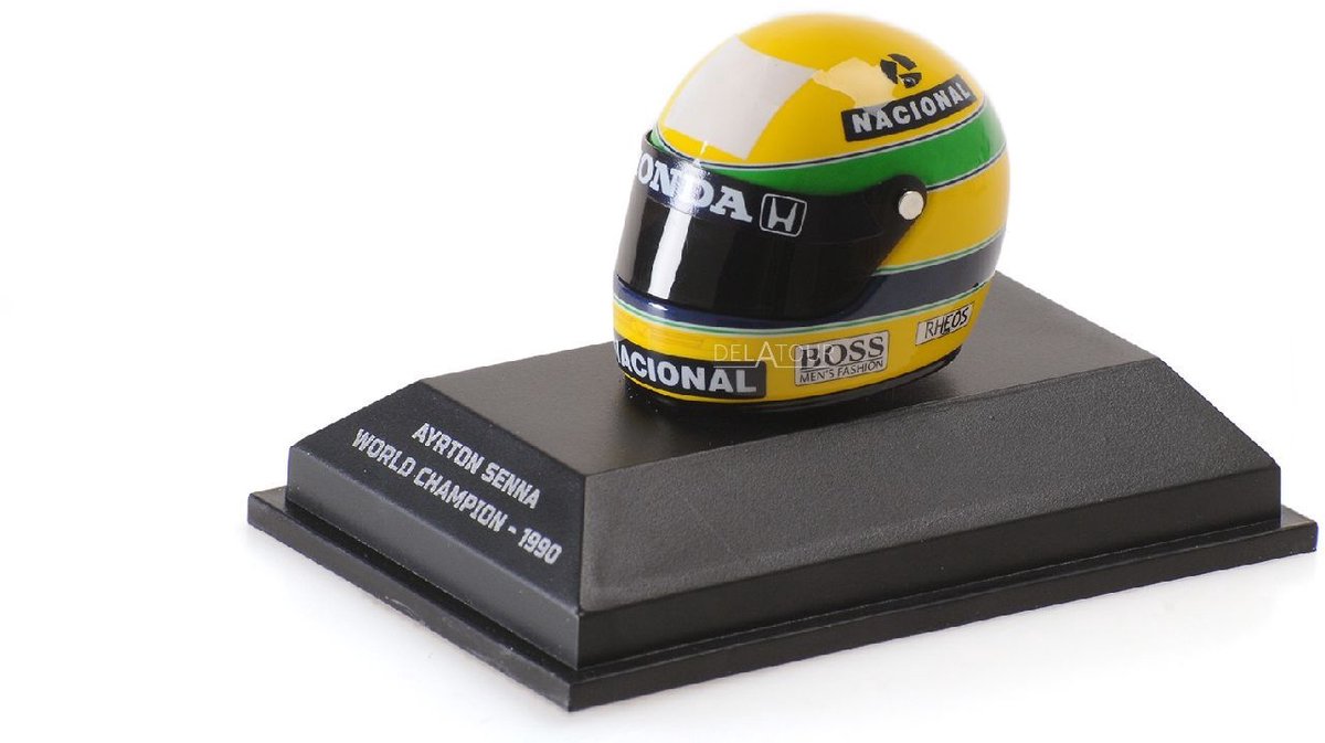 Helm Ayrton Senna World Champion 1990 - 1:8 - Minichamps