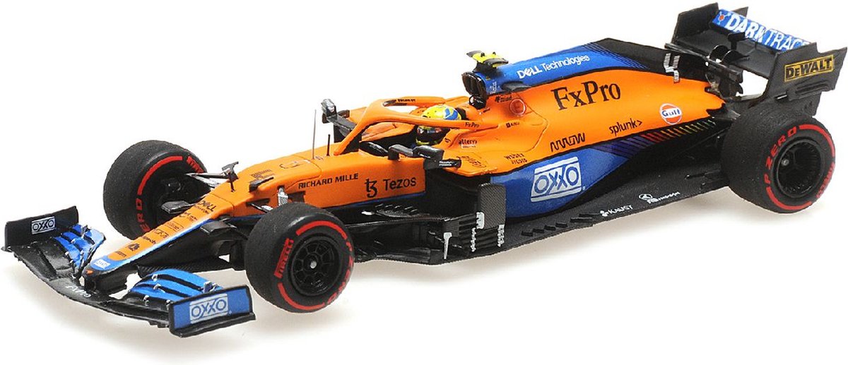 McLaren F1 Team MCL35M L Norris Pole Position Russian GP 2021 - 1:43 - Minichamps