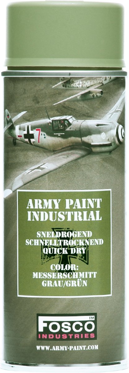 Spuitbus leger verf 400 ml Messerschmitt Grau/grün
