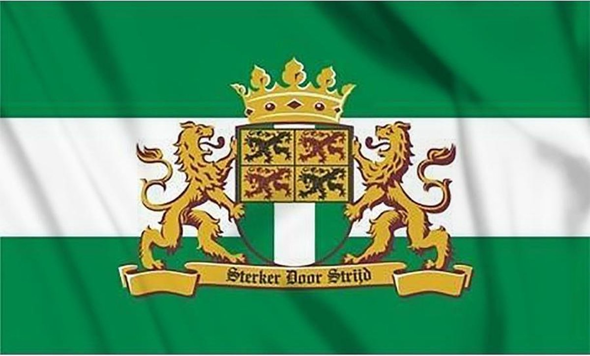 Fostex - Rotterdamse vlag - Rotterdams wapen - Groen/Wit