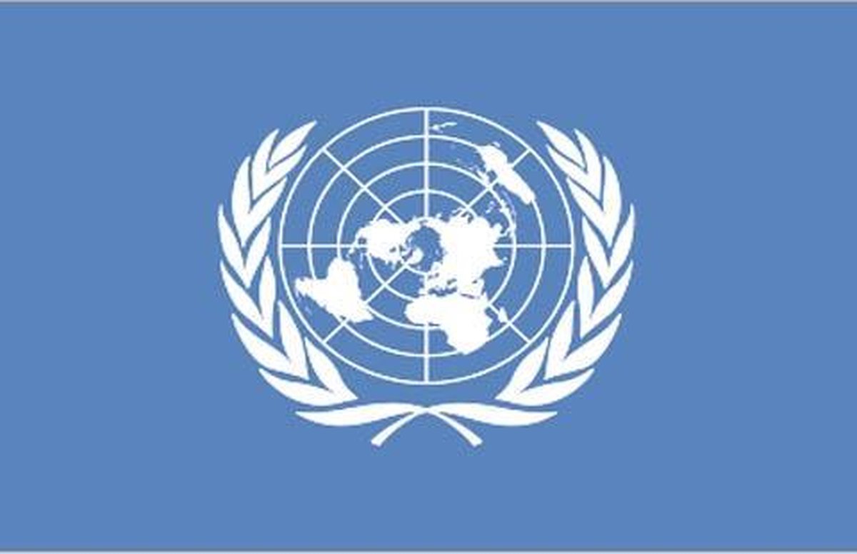 vlag VN, Verenigde Naties, V.N., United Nations